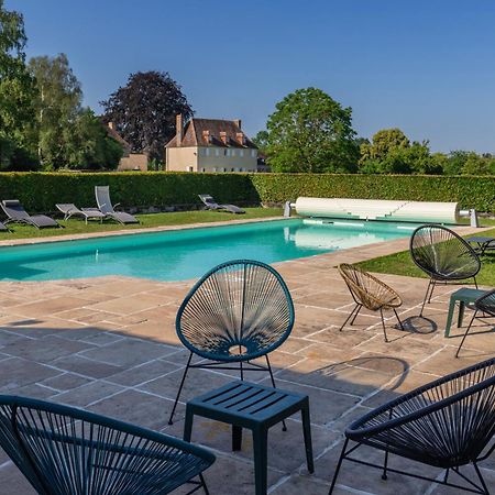 Bagatelle Avec Jardin Et Piscine Chauffee Villa Bieville-en-Auge Exteriör bild